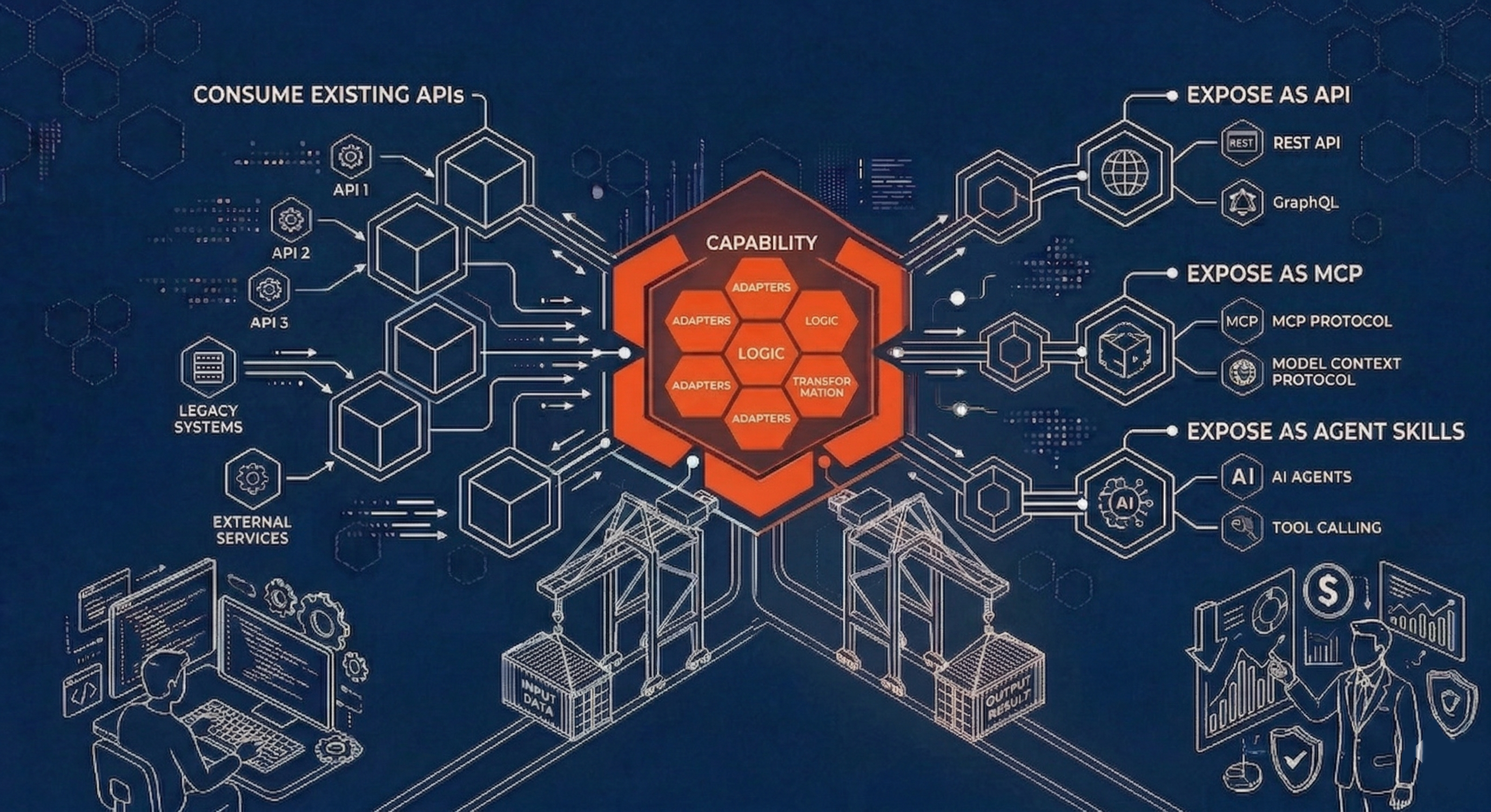 Naftiko hexagonal blueprint