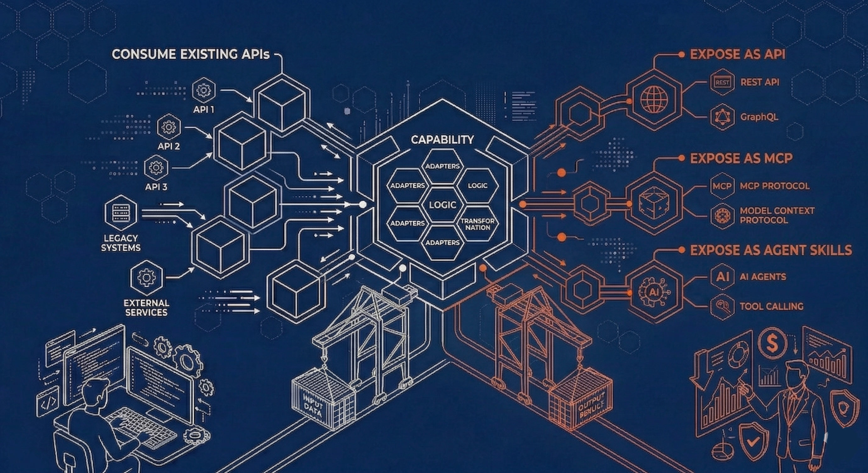 Naftiko hexagonal blueprint