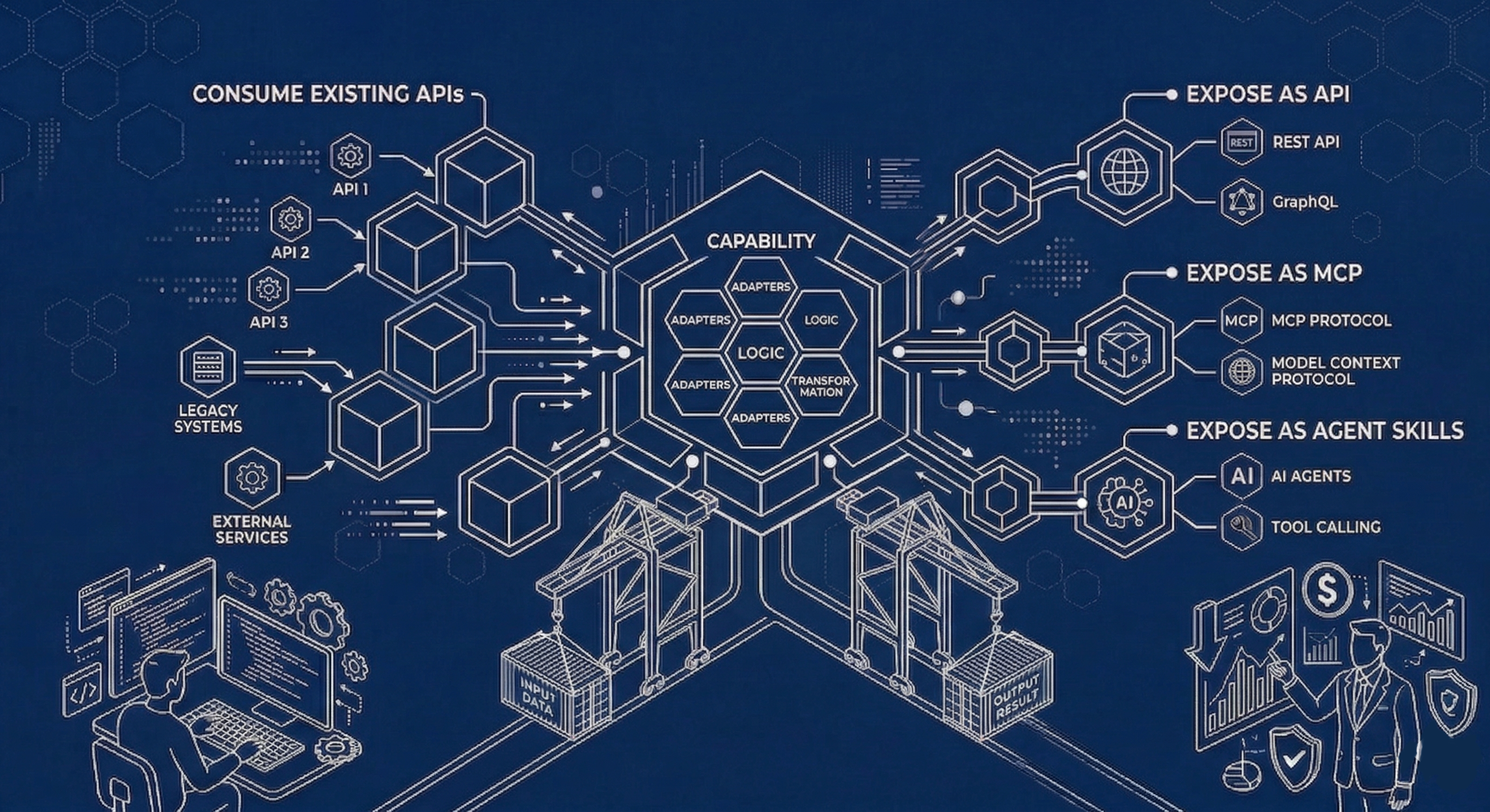Naftiko hexagonal blueprint